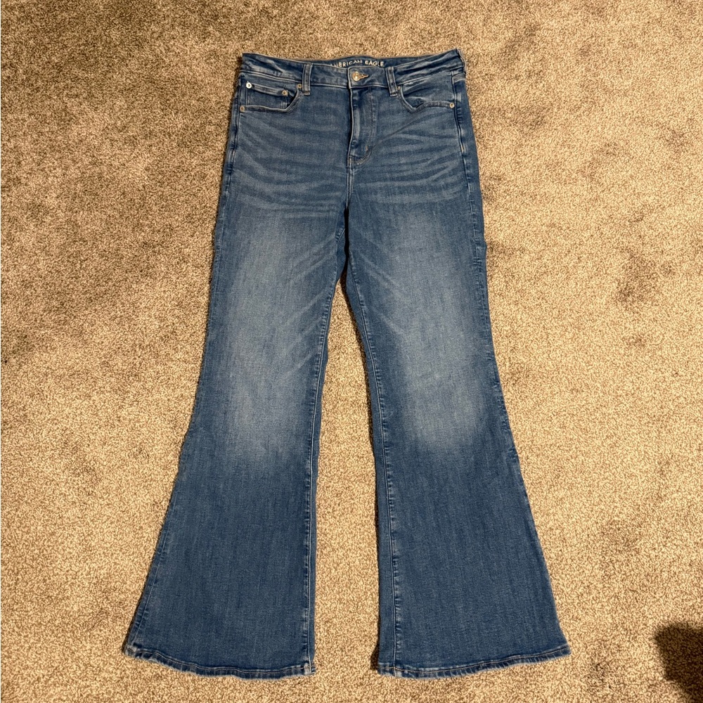 American Eagle Outfitters Blue Flare Jeans